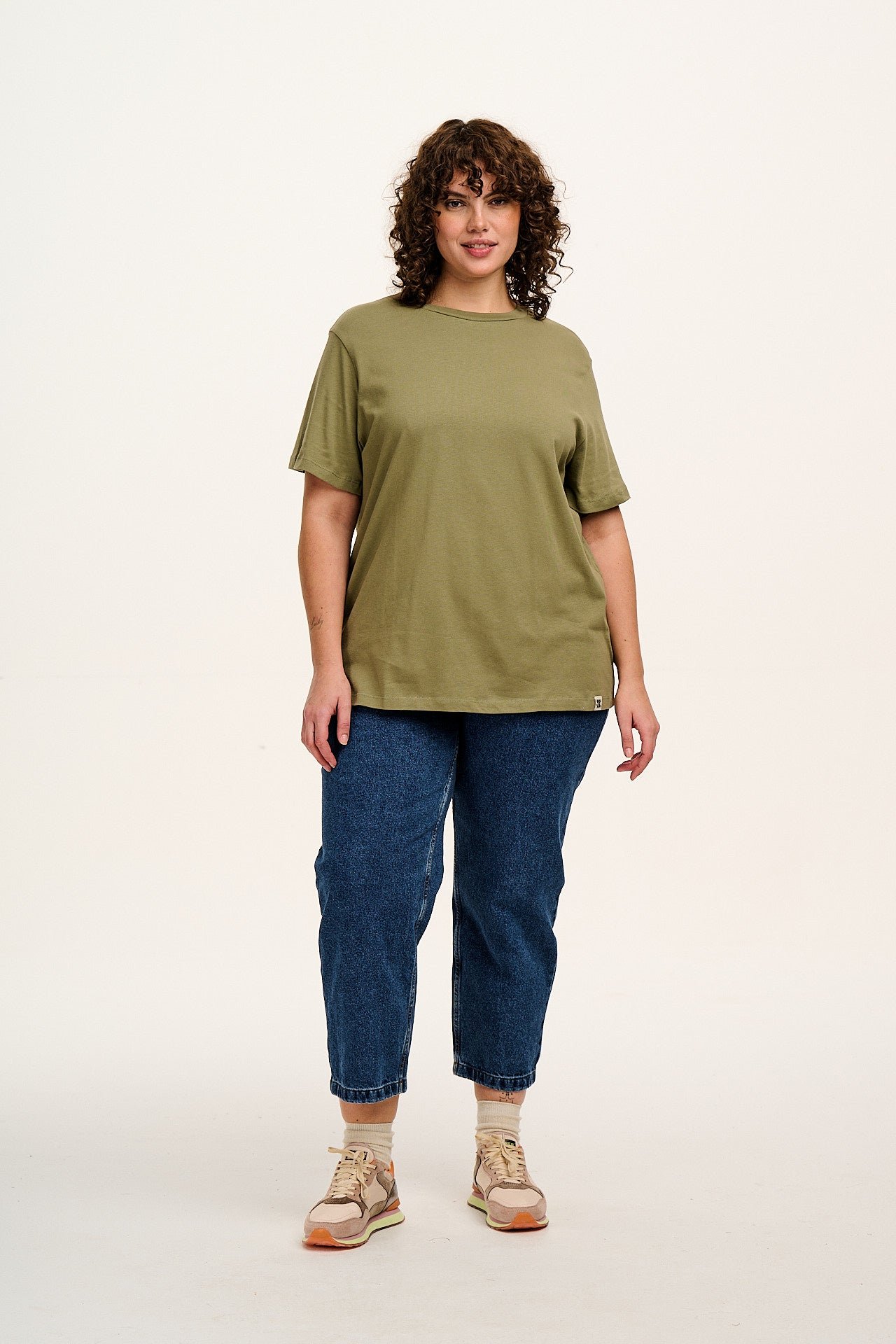 Denver - Cotton Tee in Khaki - Image 9