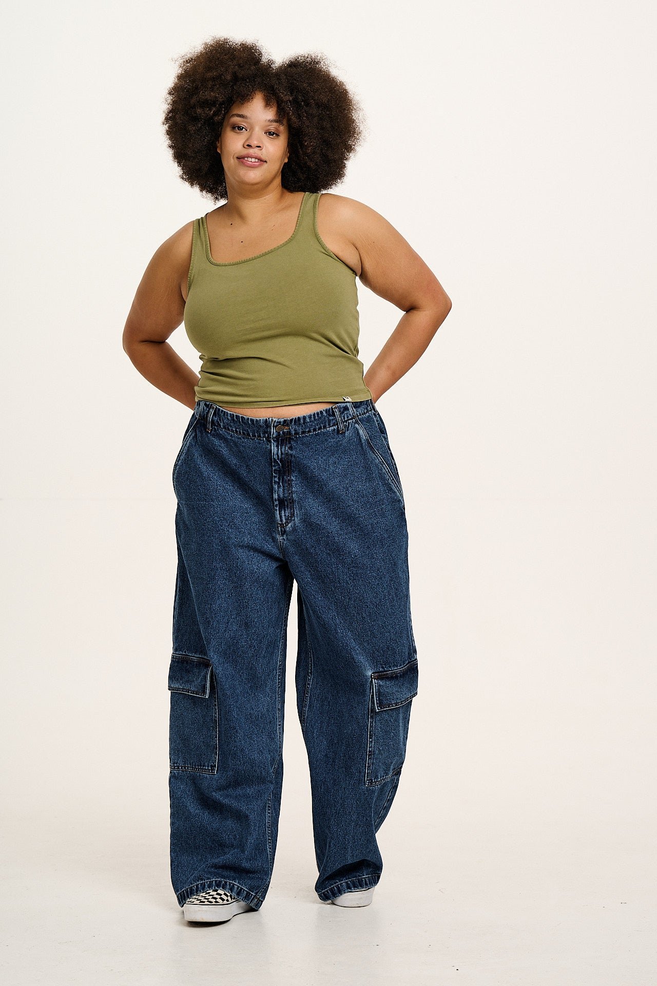 Jett - Vest Top in Herb Garden Green - Image 3