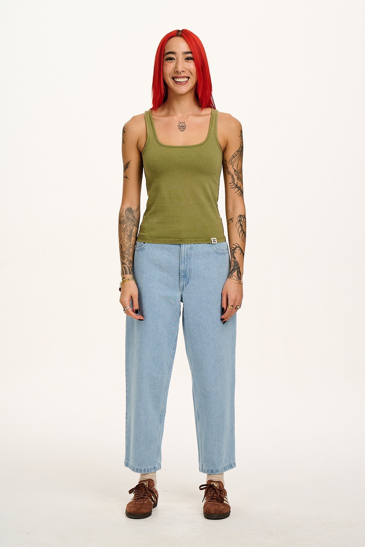 Jett - Vest Top in Herb Garden Green - Image 5