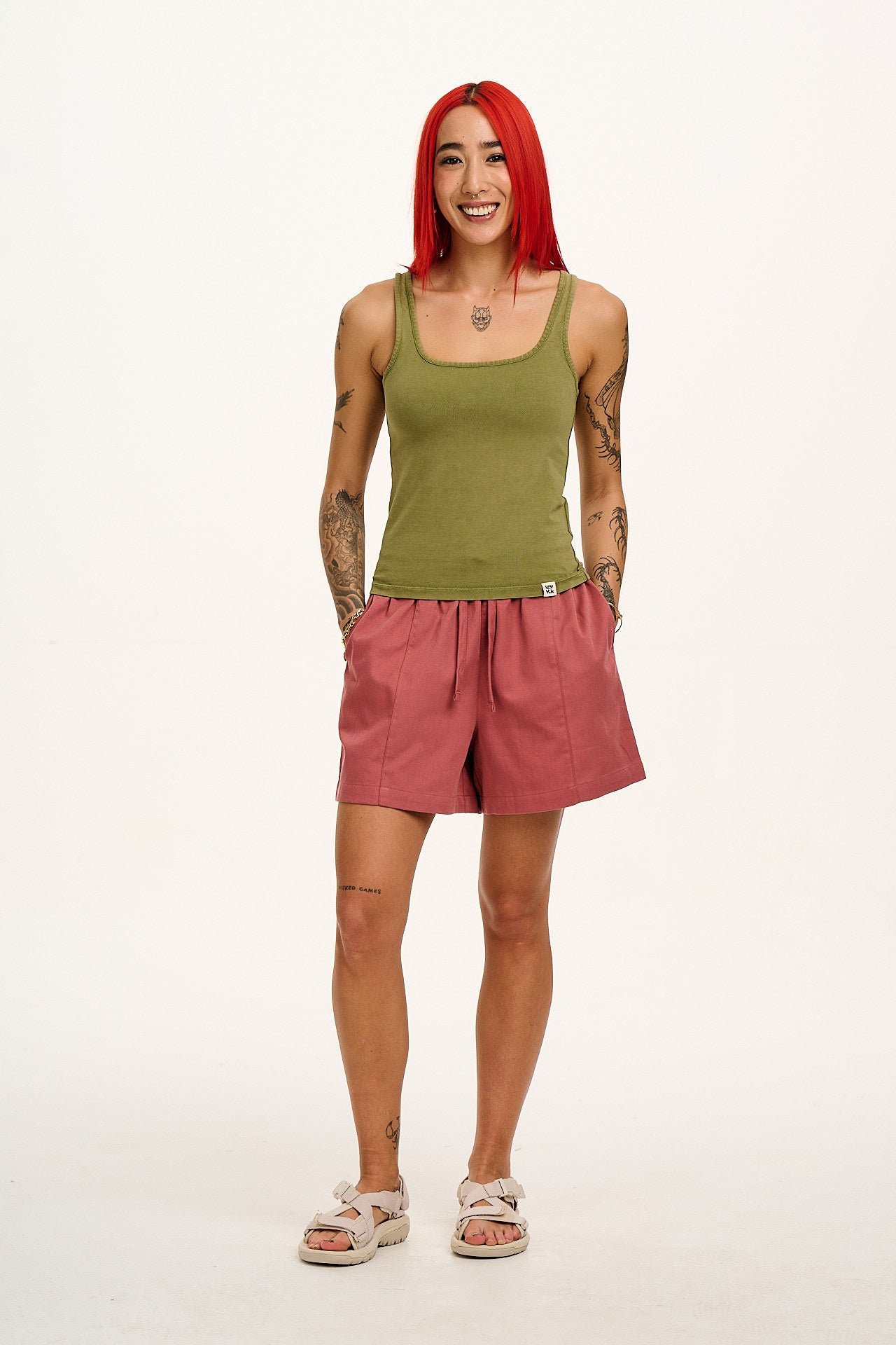 Jett - Vest Top in Herb Garden Green - Image 8