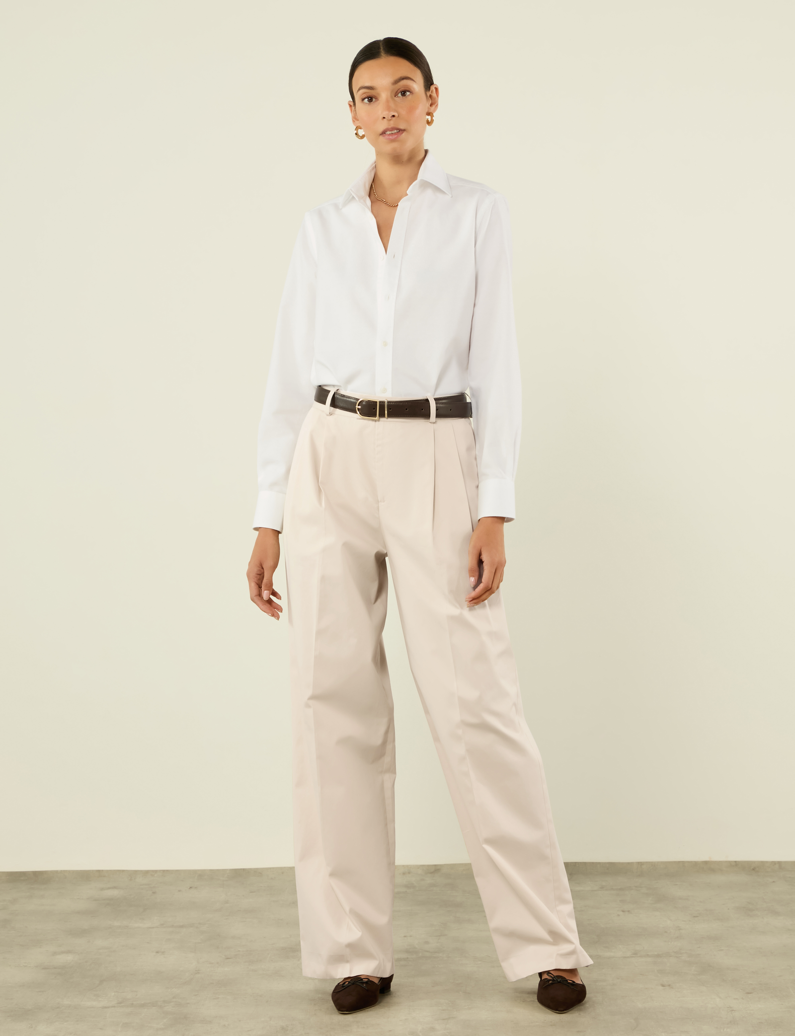 Rampling Trouser: Cotton, Fawn - Image 6