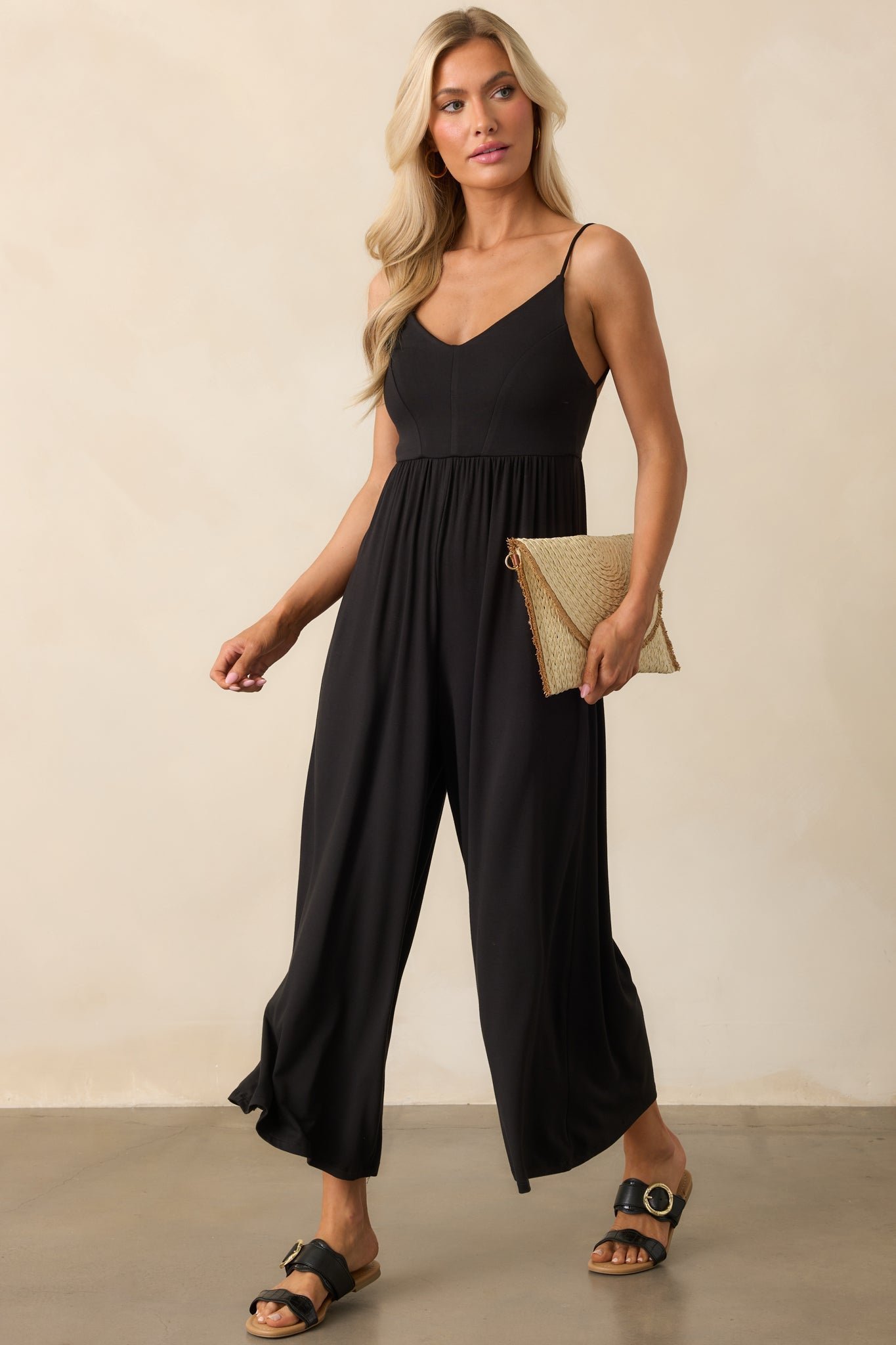 Z Supply Roz Black Jumpsuit