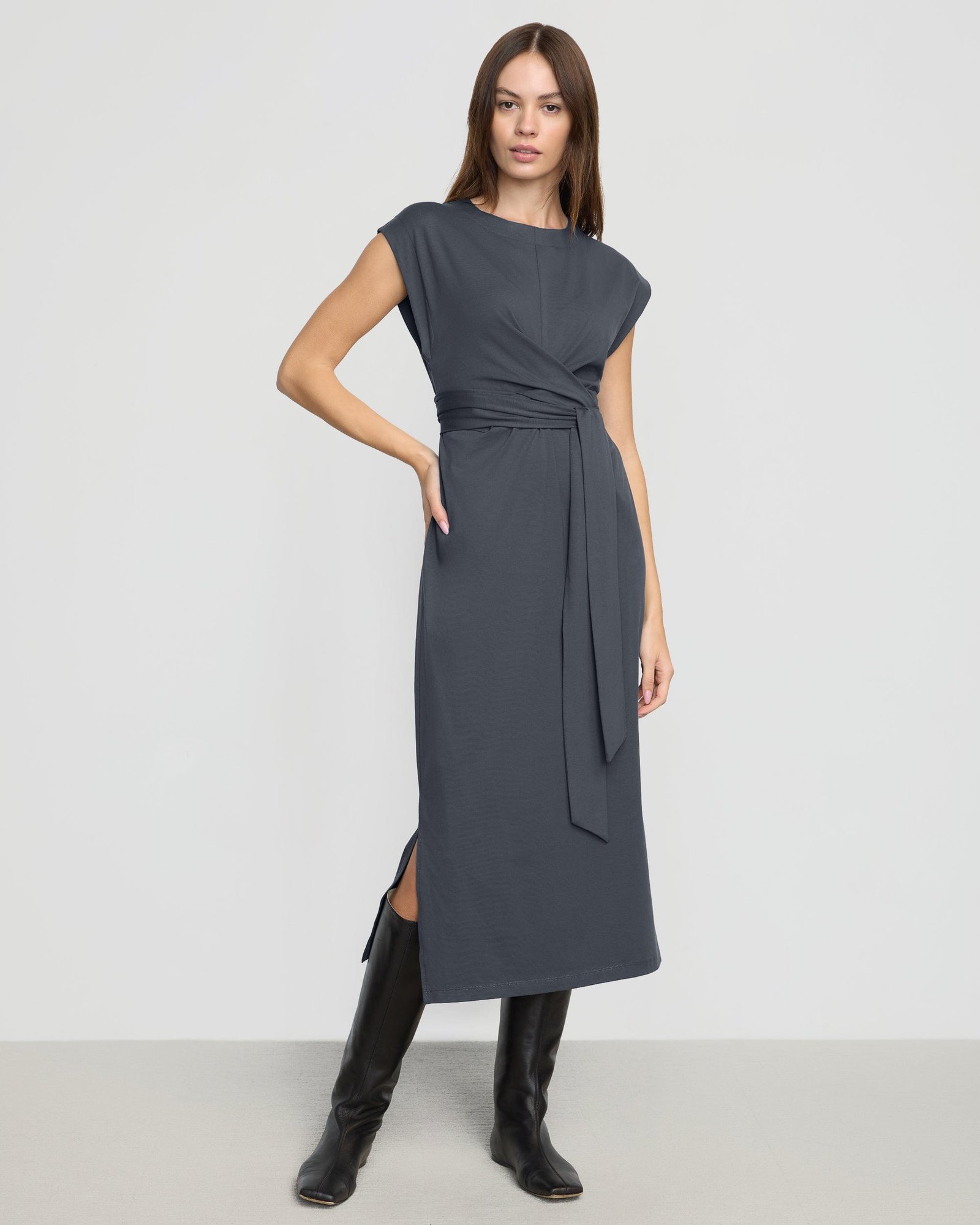 Fei Tie-Front Organic Cotton Dress - Image 2