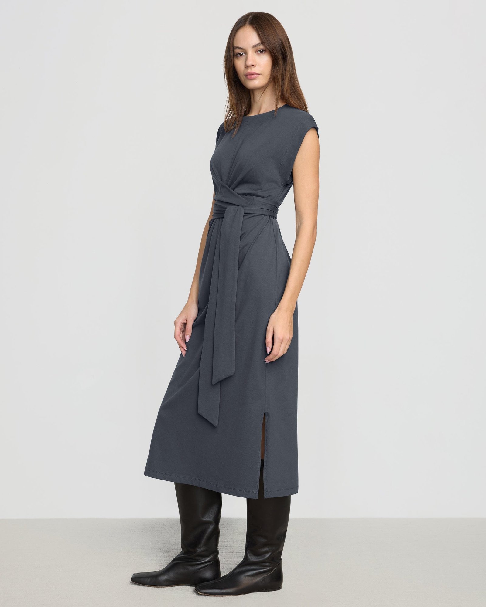 Fei Tie-Front Organic Cotton Dress - Image 4