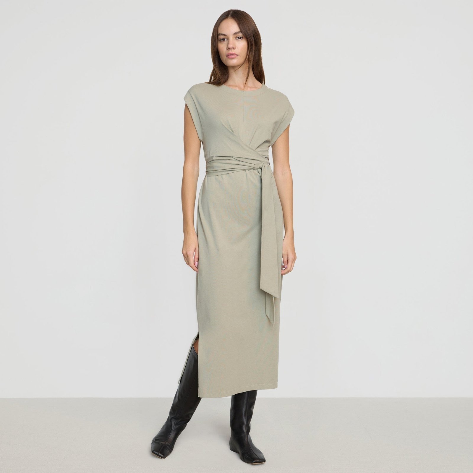 Fei Tie-Front Organic Cotton Dress