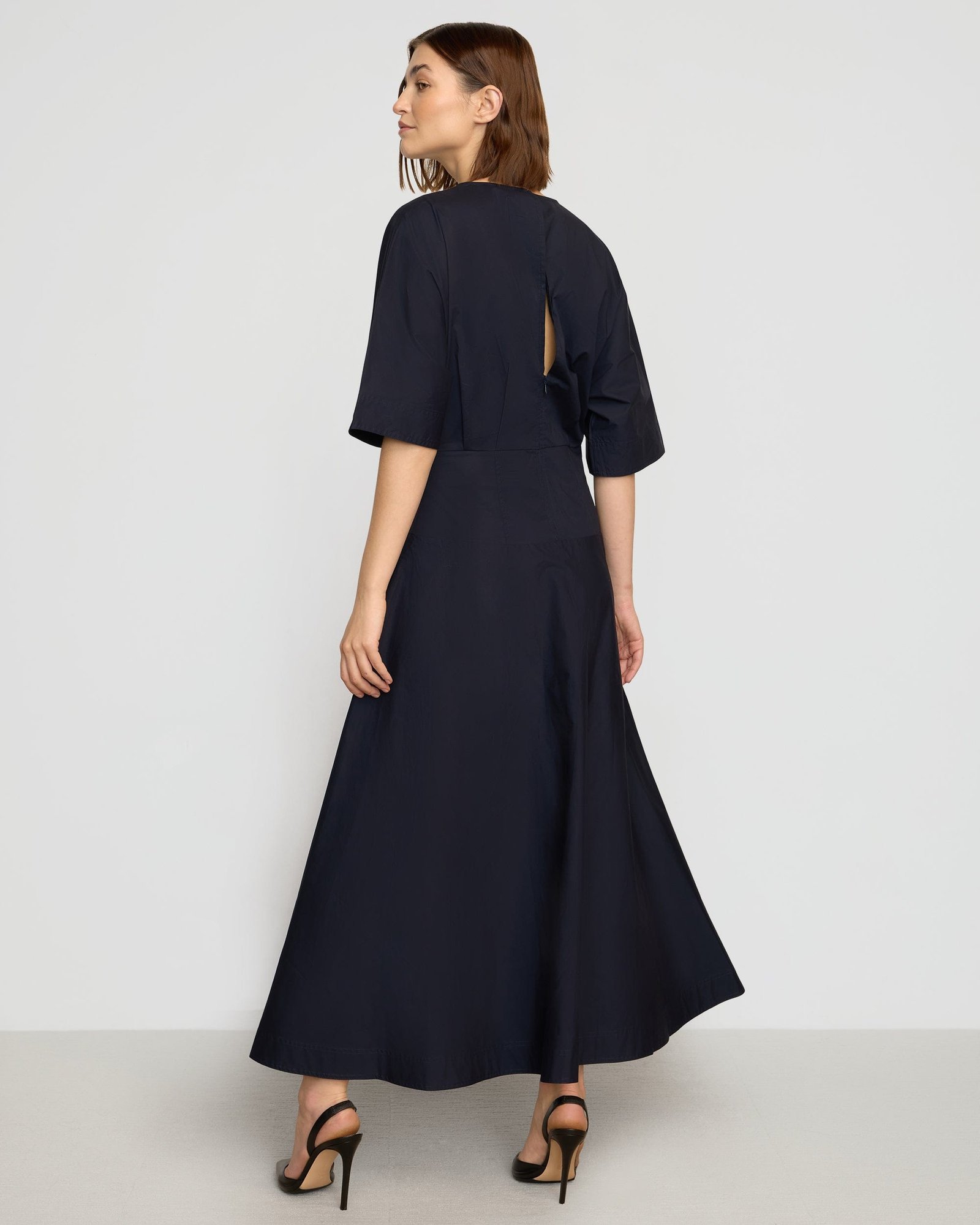Kiko Kimono-Sleeve Cotton Dress - Image 5