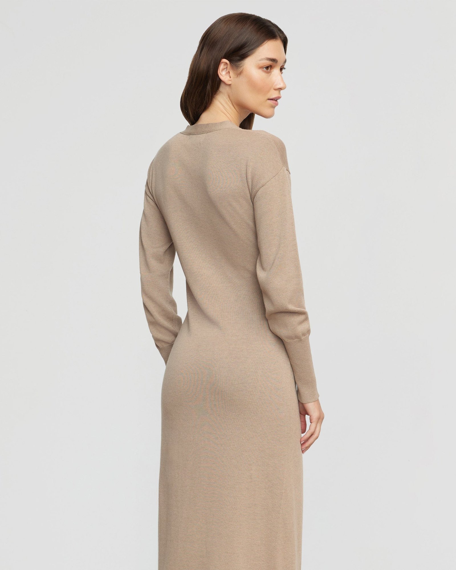 Linden Front-Wrap Sweater Dress - Image 6