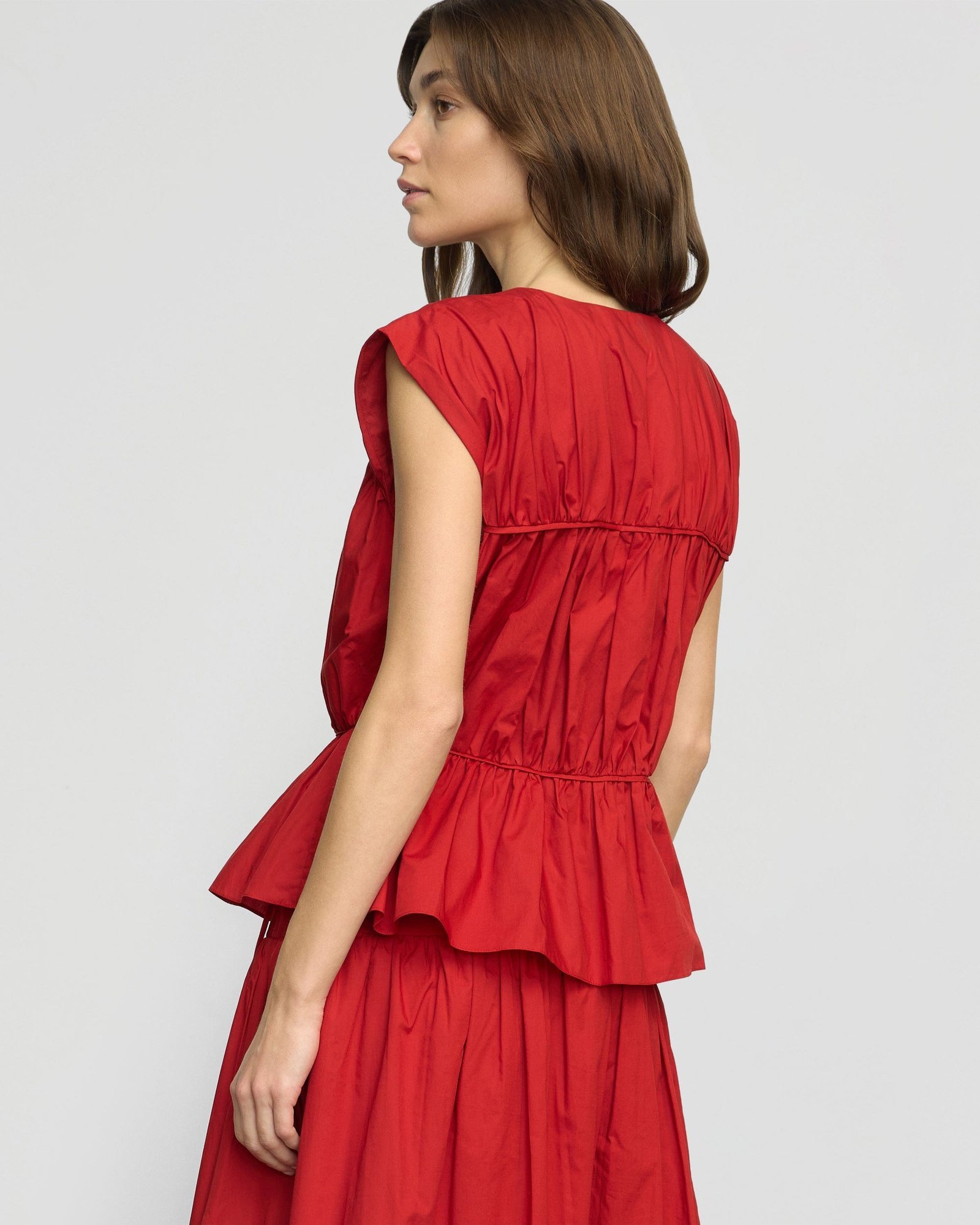 Neha Tie-Front Organic Cotton Blouse - Image 7