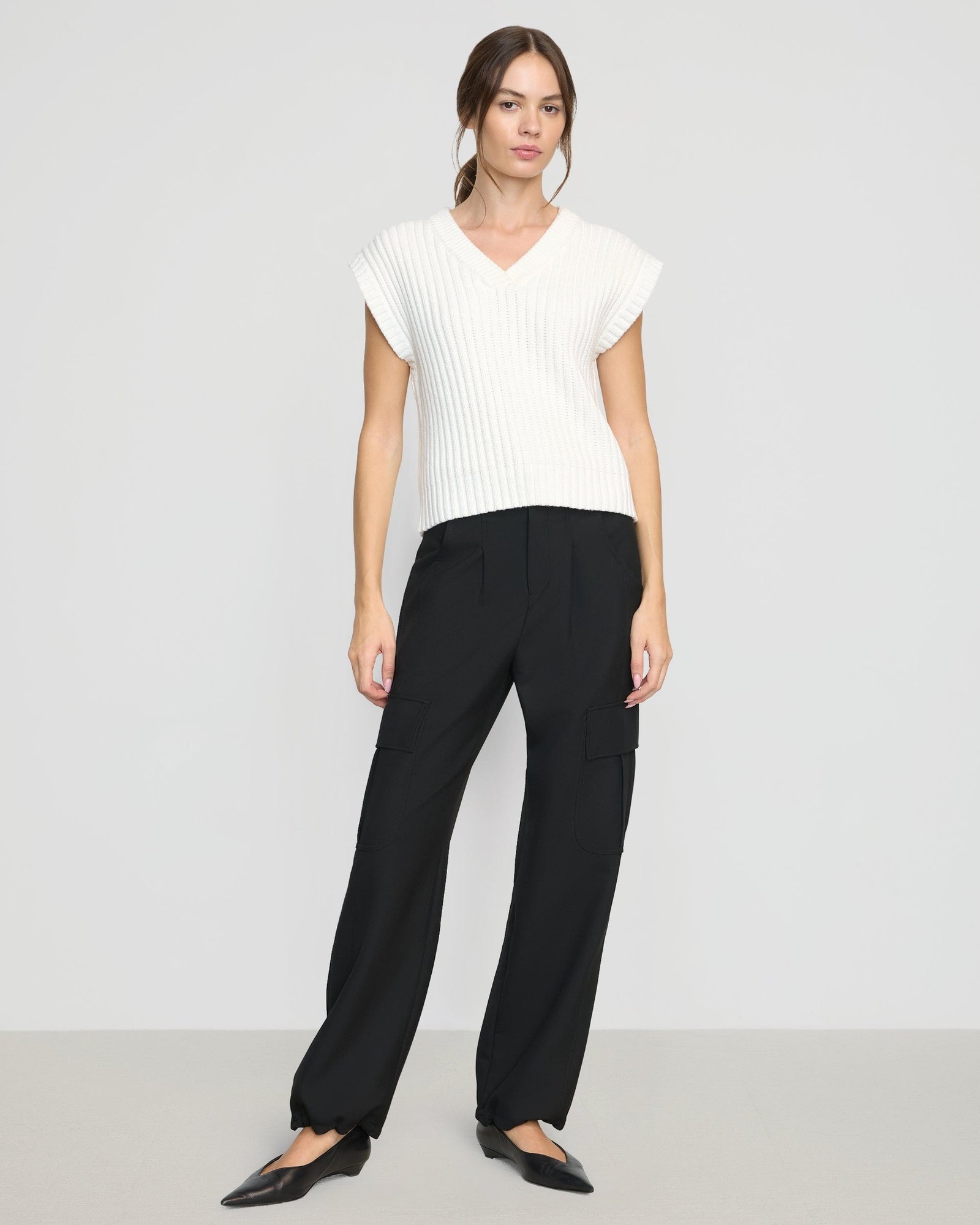 Nicola Organic Cotton Sweater Vest - Image 3