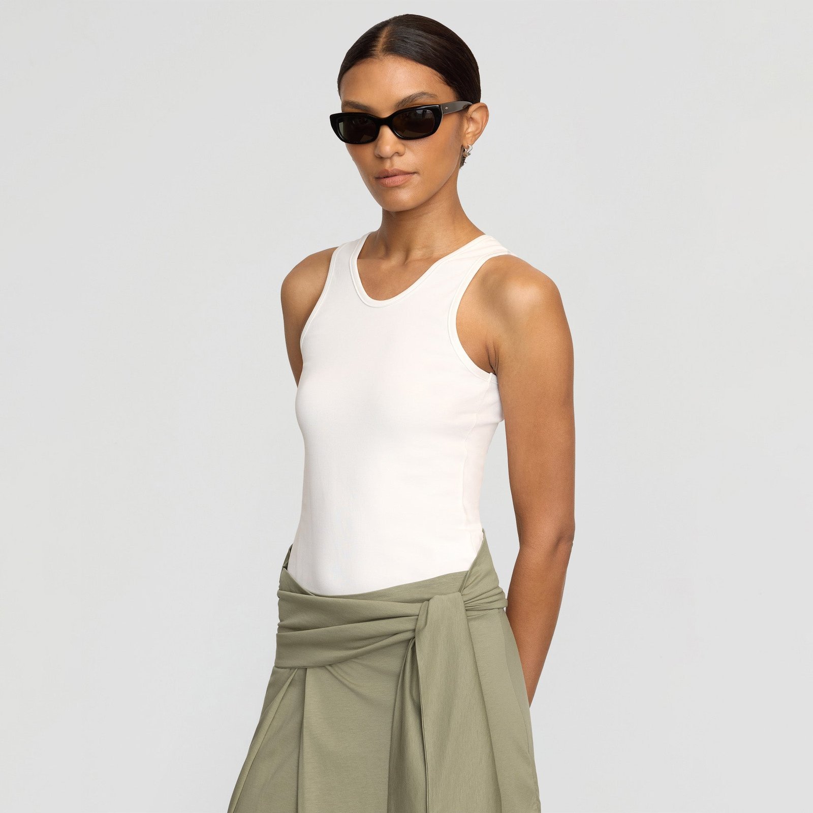 Prithi Scoop-Neck Tank