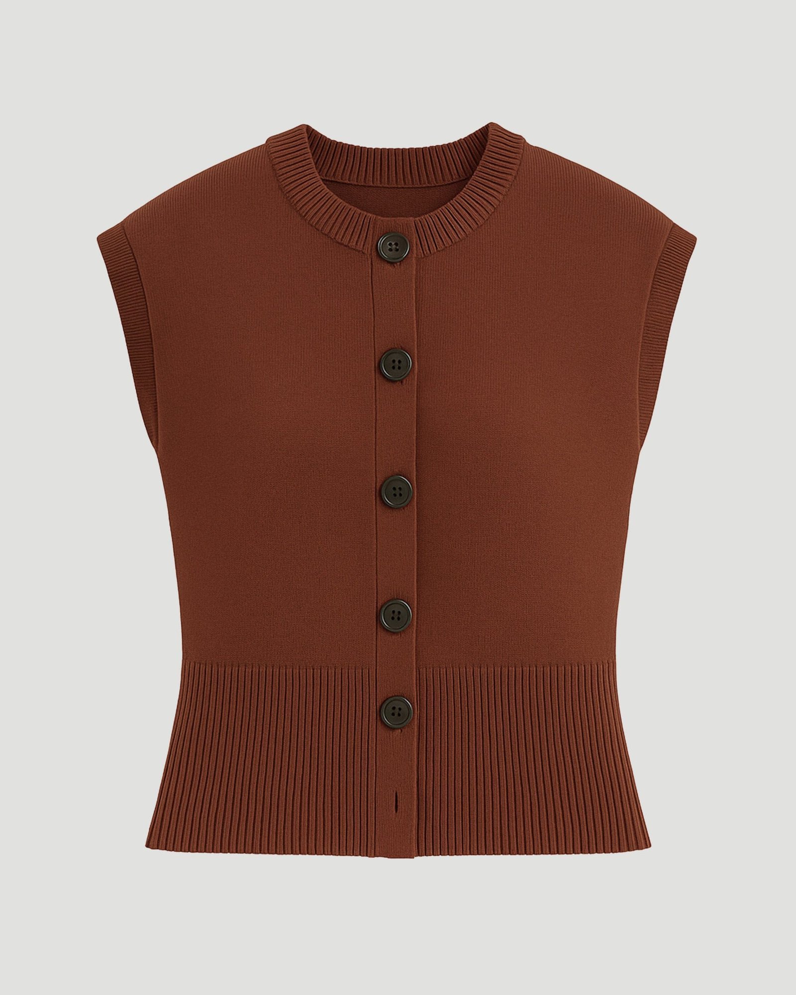 Solea Button Knit Vest - Image 8
