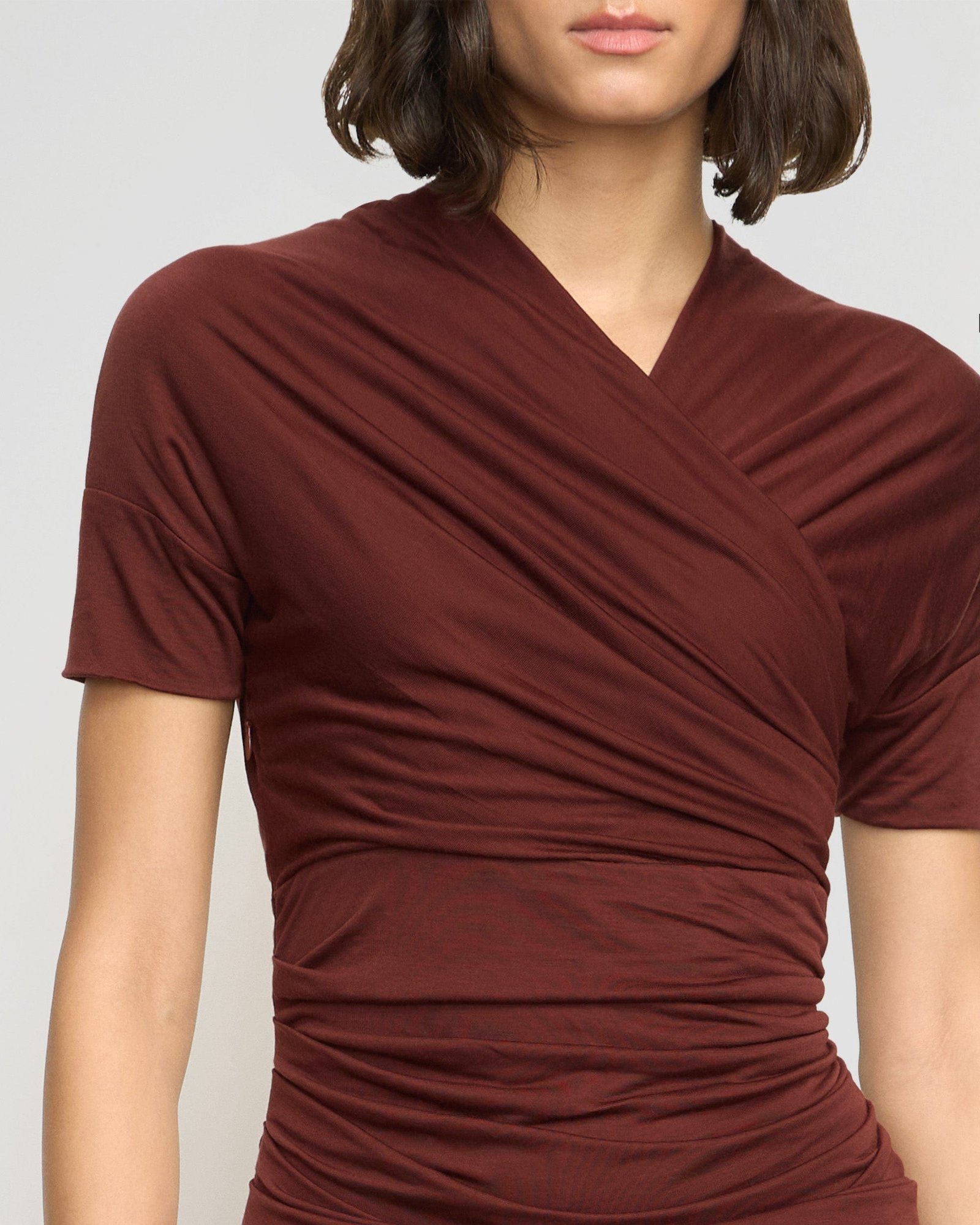 Thilda Ruched Off-Shoulder Dress - Image 5