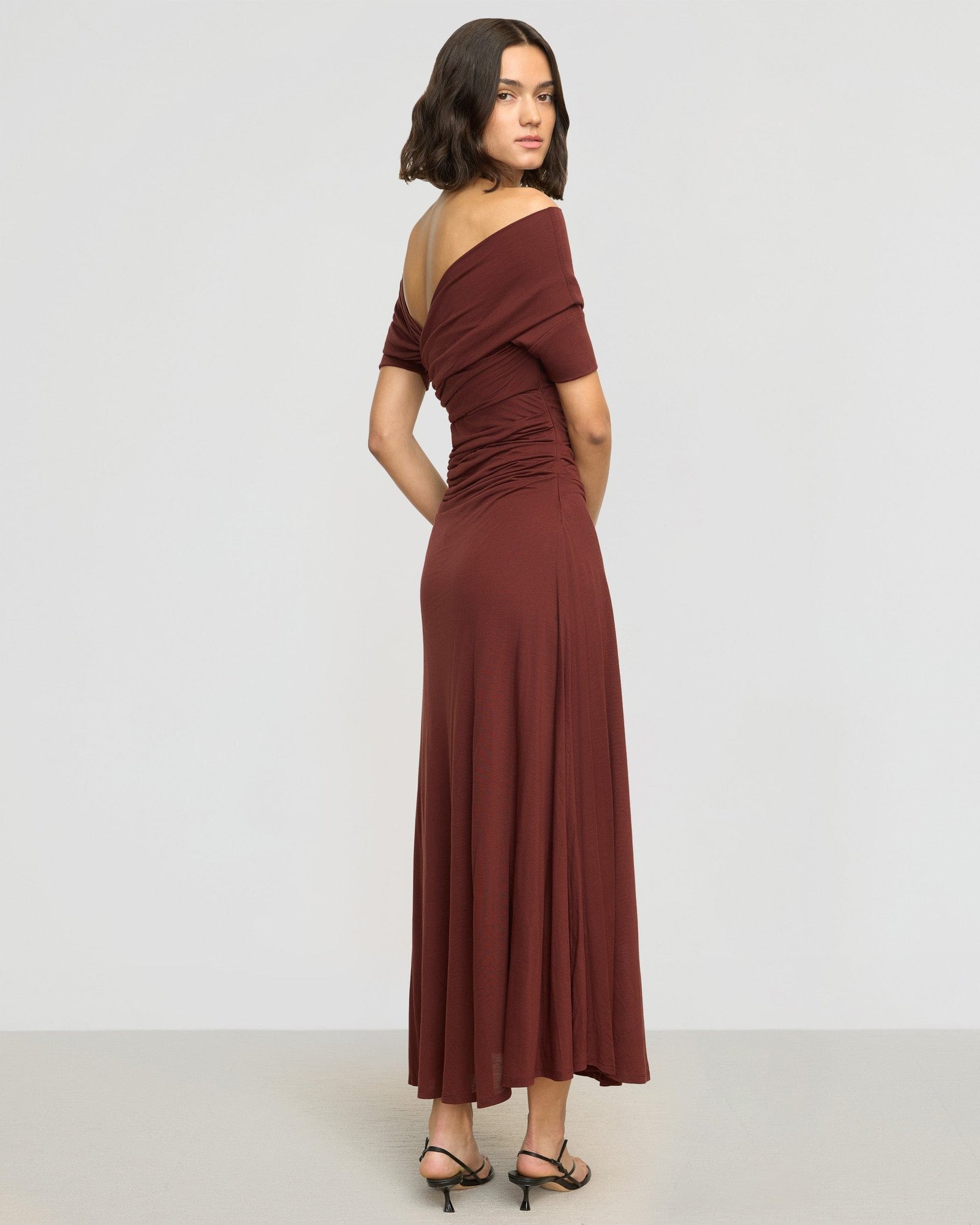 Thilda Ruched Off-Shoulder Dress - Image 6