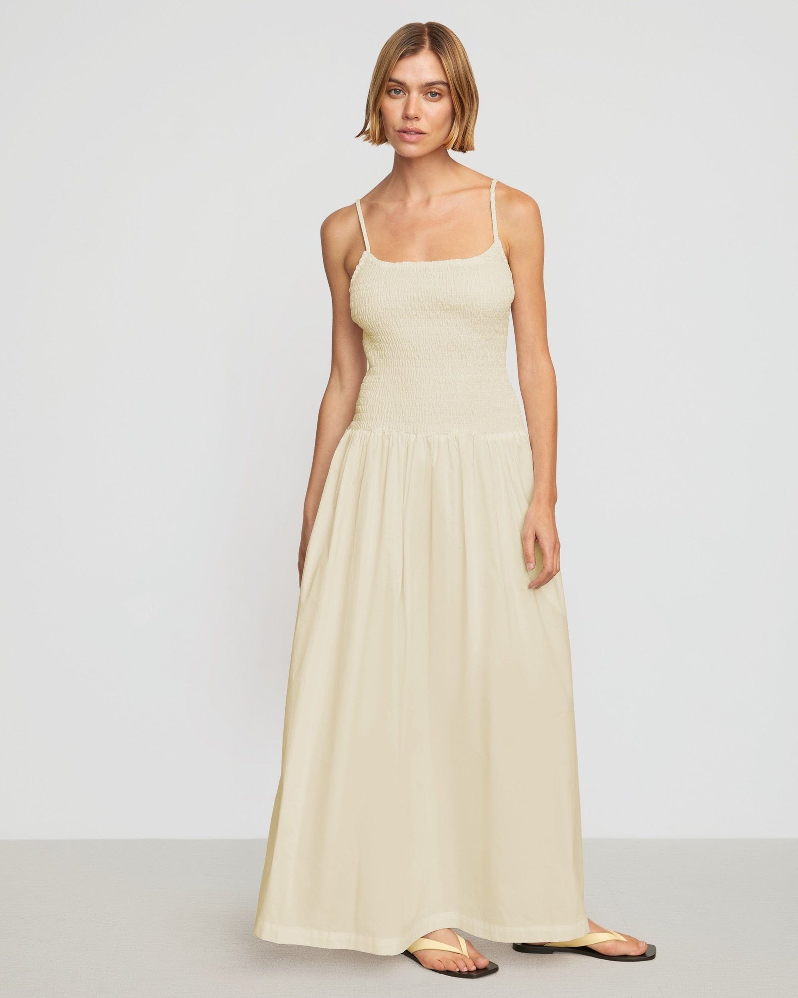 Venus Smocked Midi Dress - Image 6