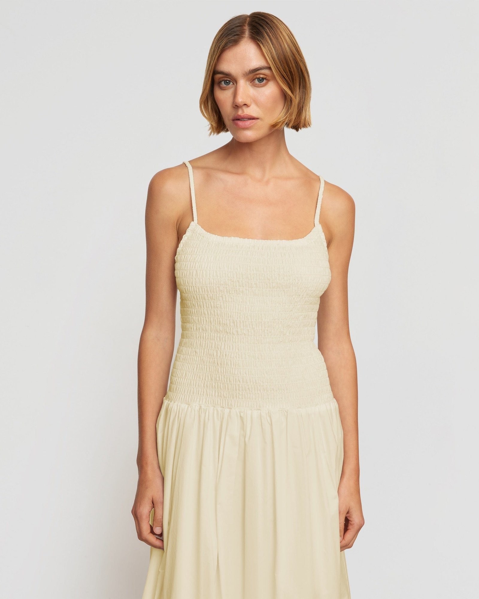 Venus Smocked Midi Dress - Image 7